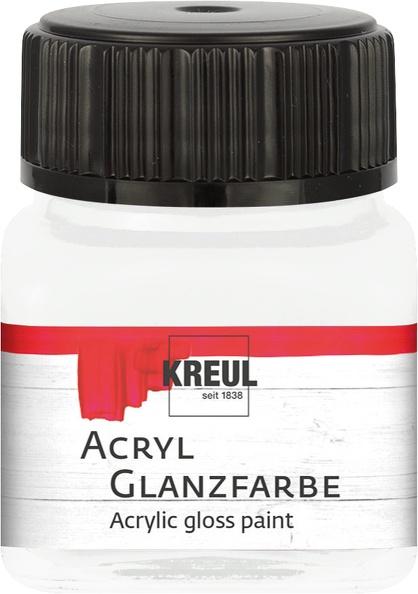 108545 Kreul Acryl Glanzfarbe 20ml weiß