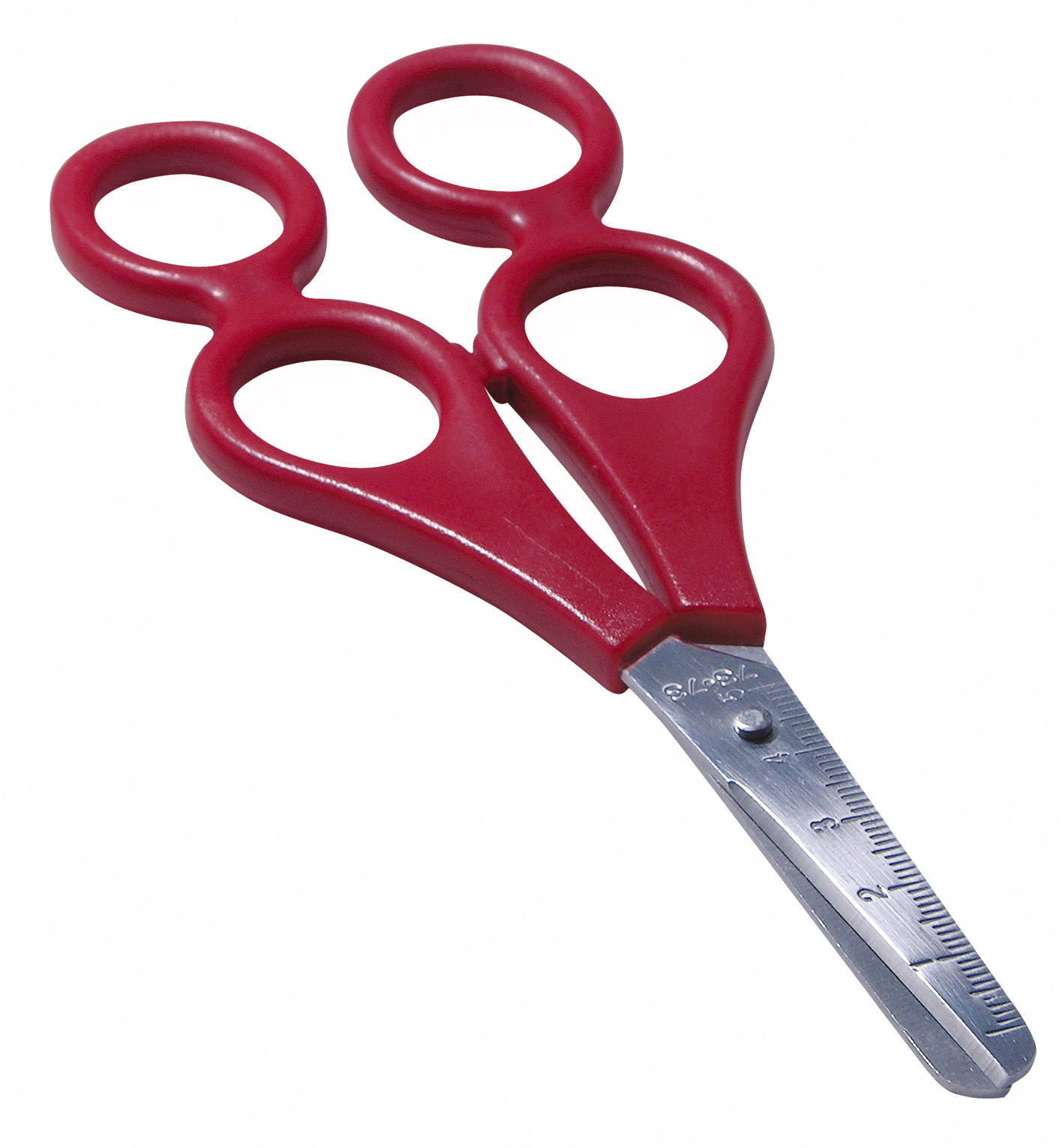 Bastelschere Doppelgriff Therapeutenschere rund rt WEDO®