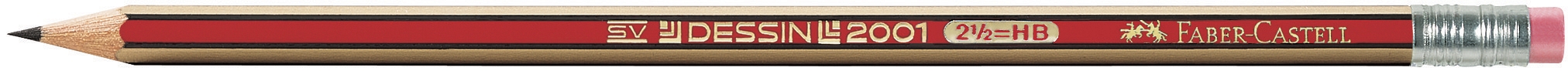 Faber-Castell Bleistift Dessin 2001 G-tip HB