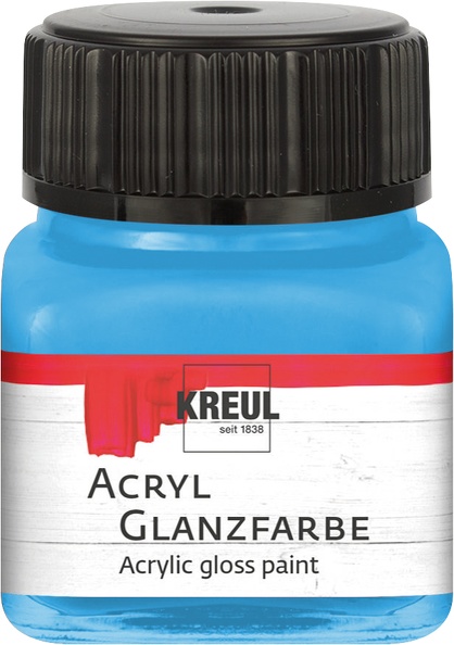 Kreul Acryl Glanzfarbe 20ml Himmelblau