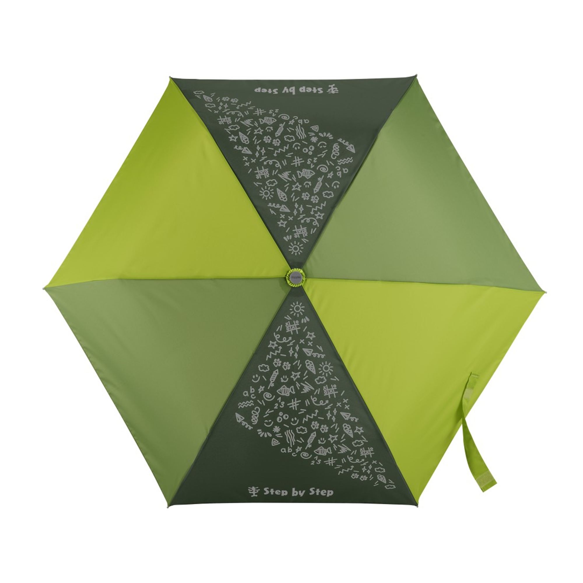 Step by Step Regenschirm Green