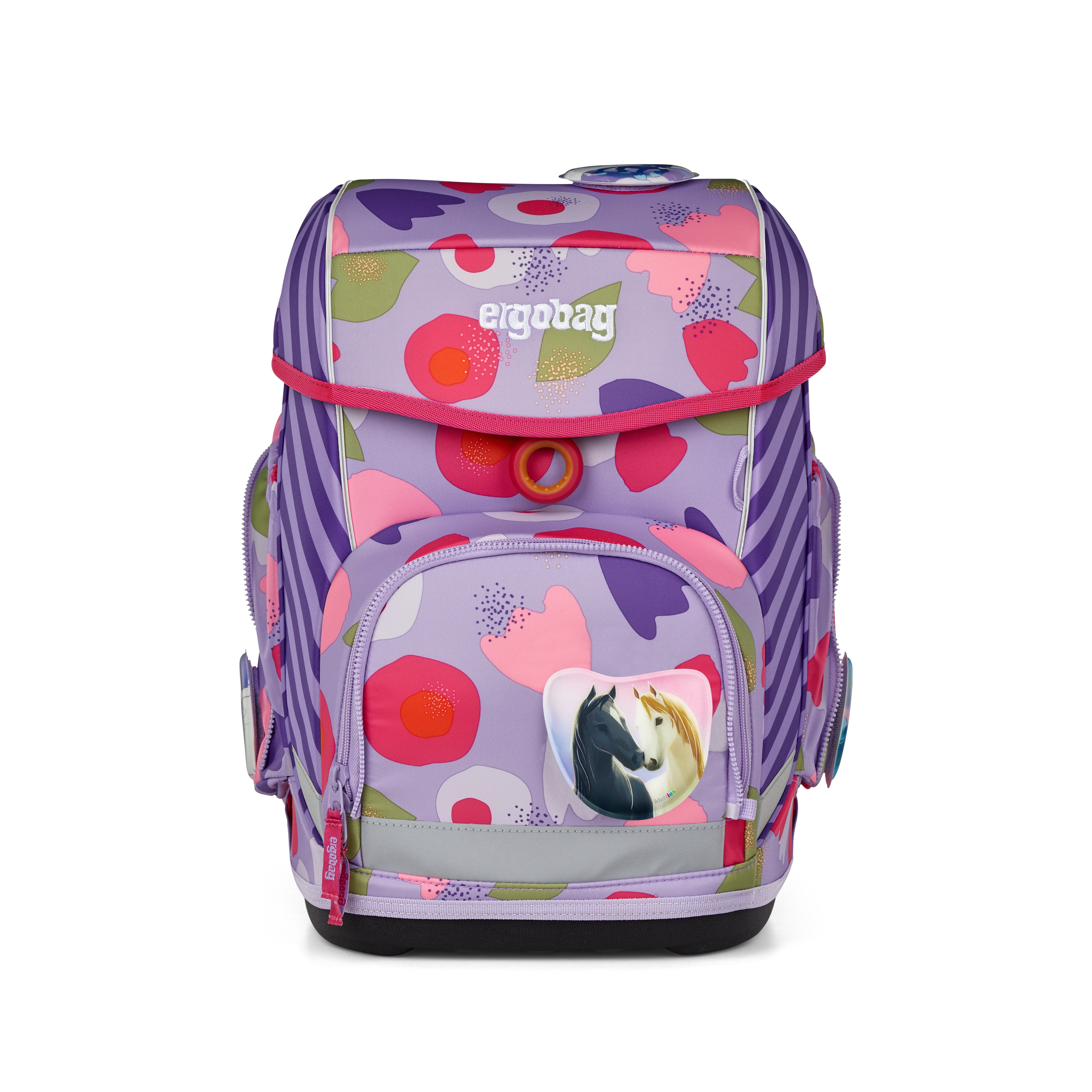 Ergobag Schulranzen-Set CUBO BlütenzauBär