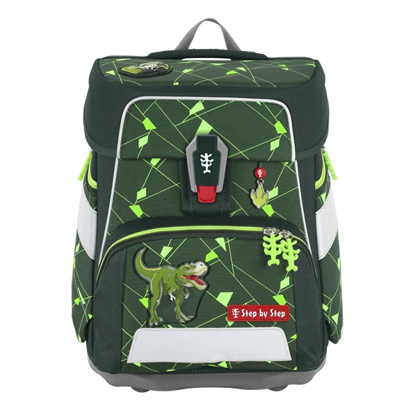 Step by Step Schulranzen-Set SPACE SHINE Dino Night Tyro Special-Edition