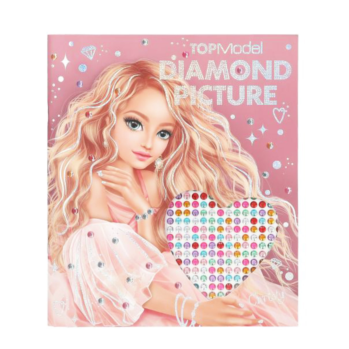 TOPModel Create your Diamond Picture Stickerbuch mit bunten Schmucksteinen, Depesche