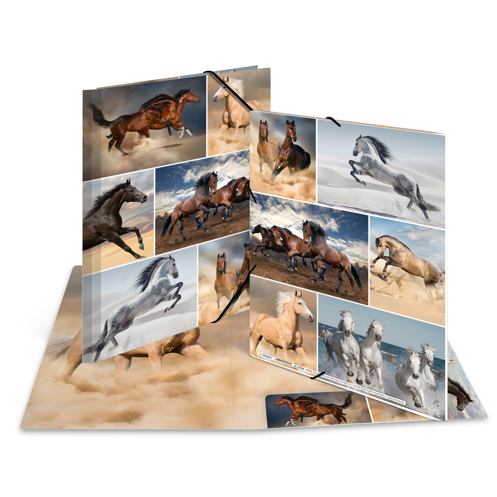Sammelmappe A4 Karton Pferde HERMA