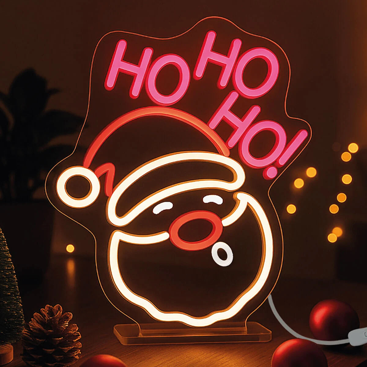 Legami LED-Lampe mit Neoneffekt Santa Claus It’s a Sign