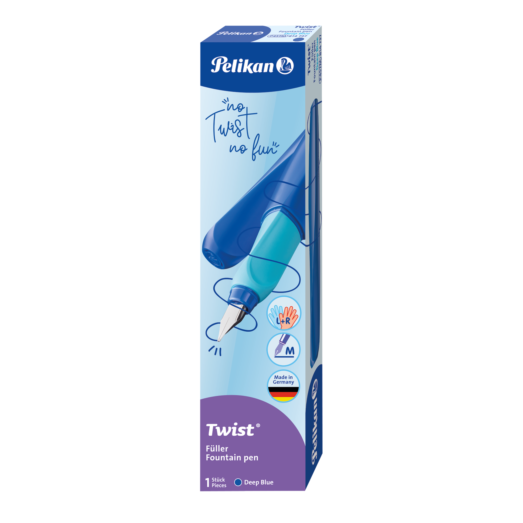 Füllhalter Twist Deep Blue, Feder M