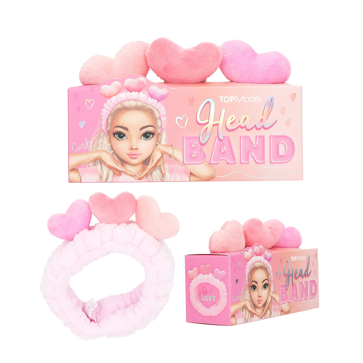 TOPModel Haarband Plüsch BEAUTY and ME mit Plüschherzen, Depesche