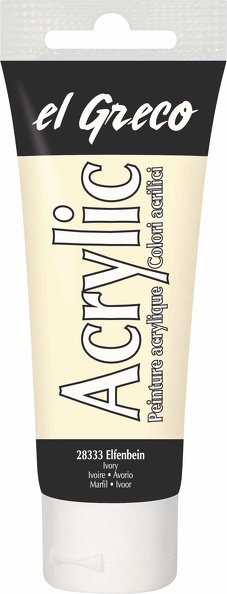 Kreul Acrylic el Greco 75ml Elfenbein