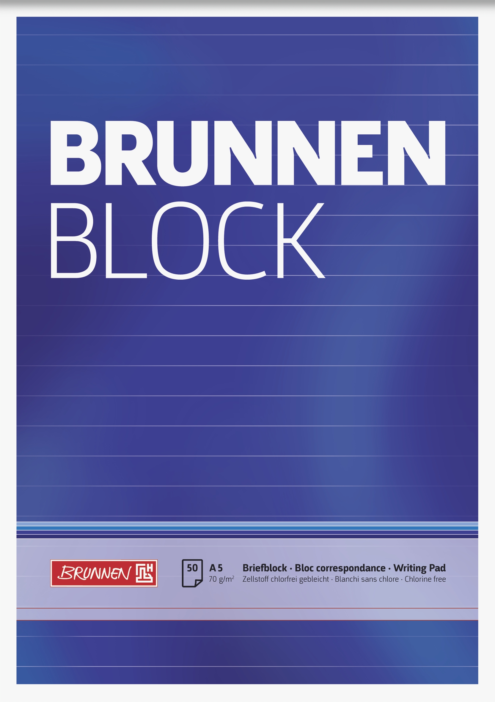 Briefblock A5 70g BRUNNEN   liniert   BRUNNEN