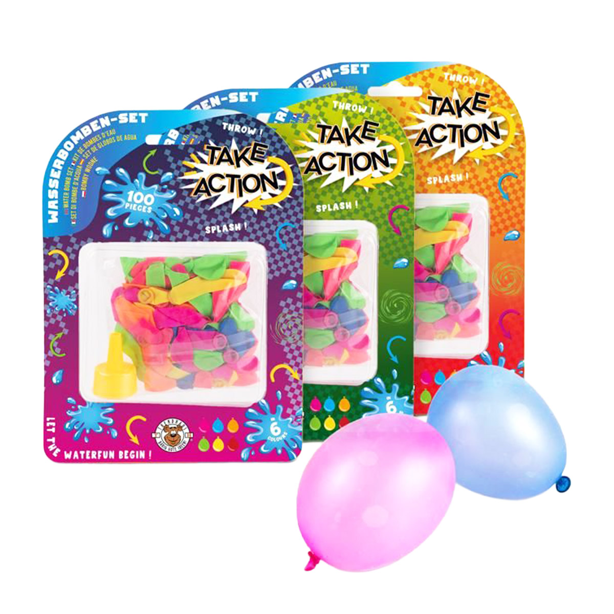 Wasserbomben, TAKE ACTION Wasserbomben 100er-Set, Trendhaus