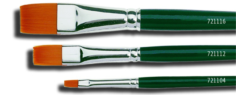 KREUL Synthetics Pinsel Nylon FLACH Gr.6