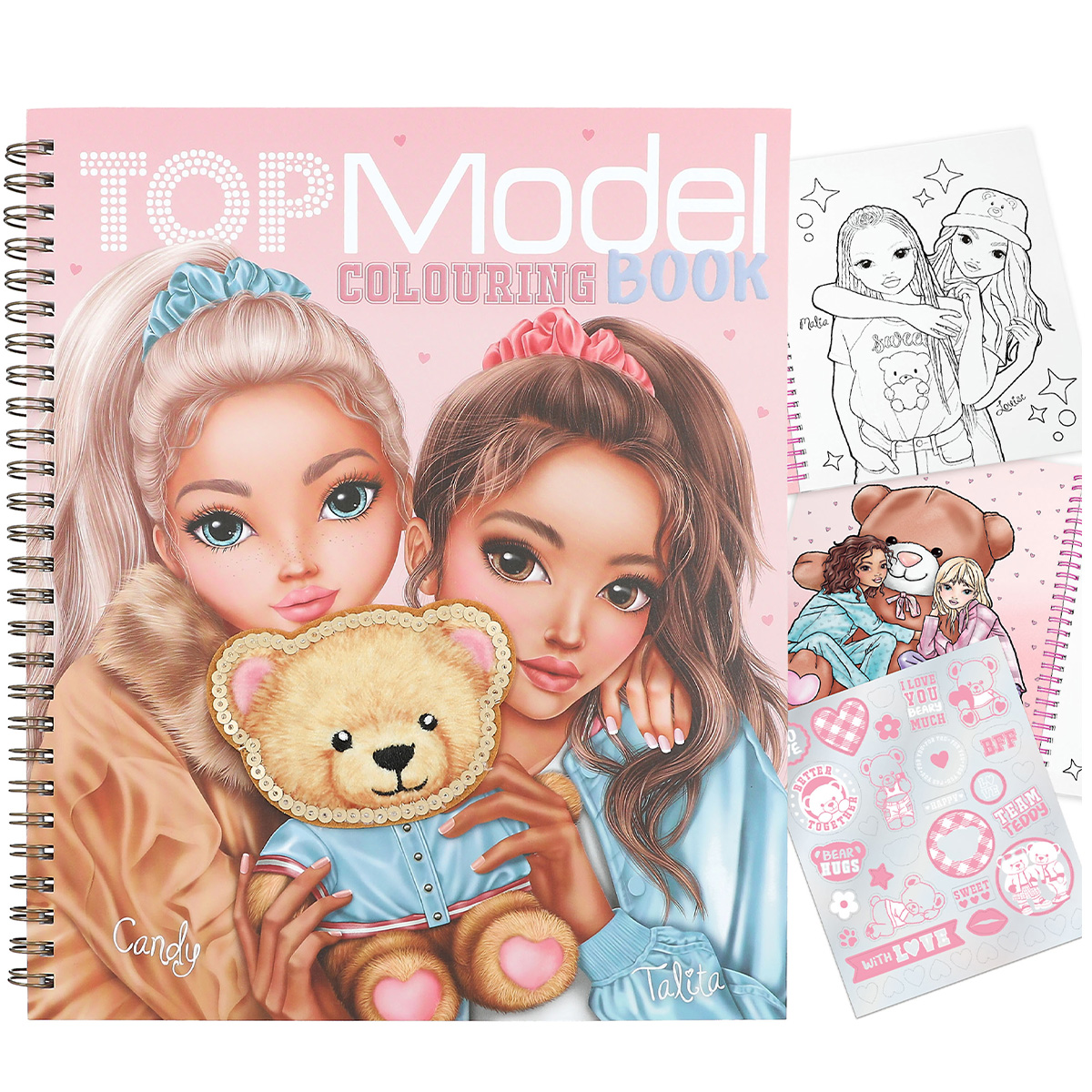 TOPModel Malbuch TEAM TEDDY mit Candy und Talita, Depesche
