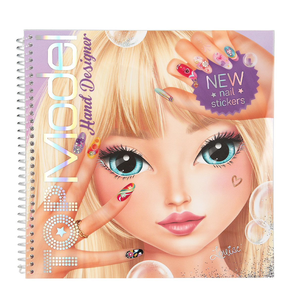 TOPModel Hand Designer Malbuch mit Sticker und Tattoos, Depesche