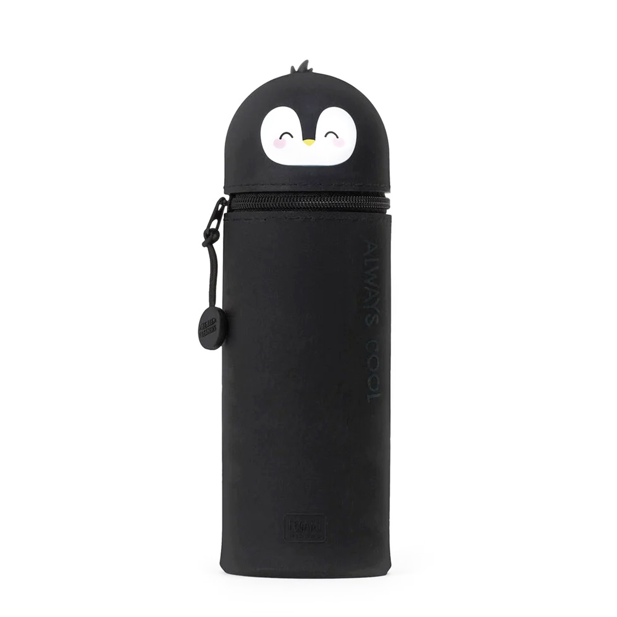 Legami Kawaii Penguin, 2-in-1-Federmäppchen aus weichem Silikon mit Pinguin Penguin