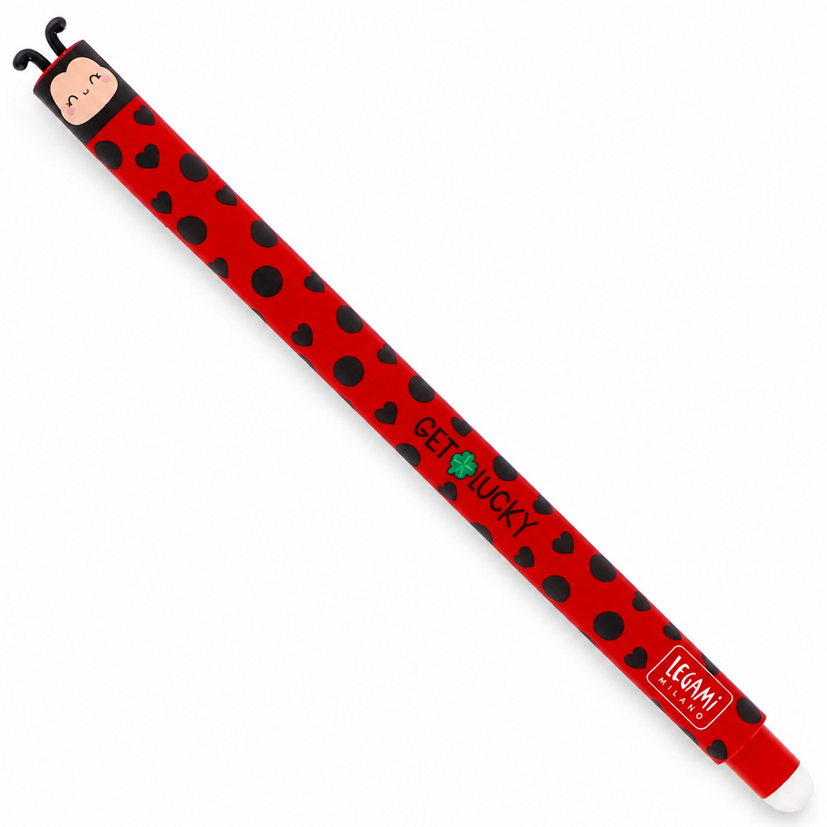 Legami Löschbarer Stift Marienkäfer Ladybug Get Lucky - Erasable Pen