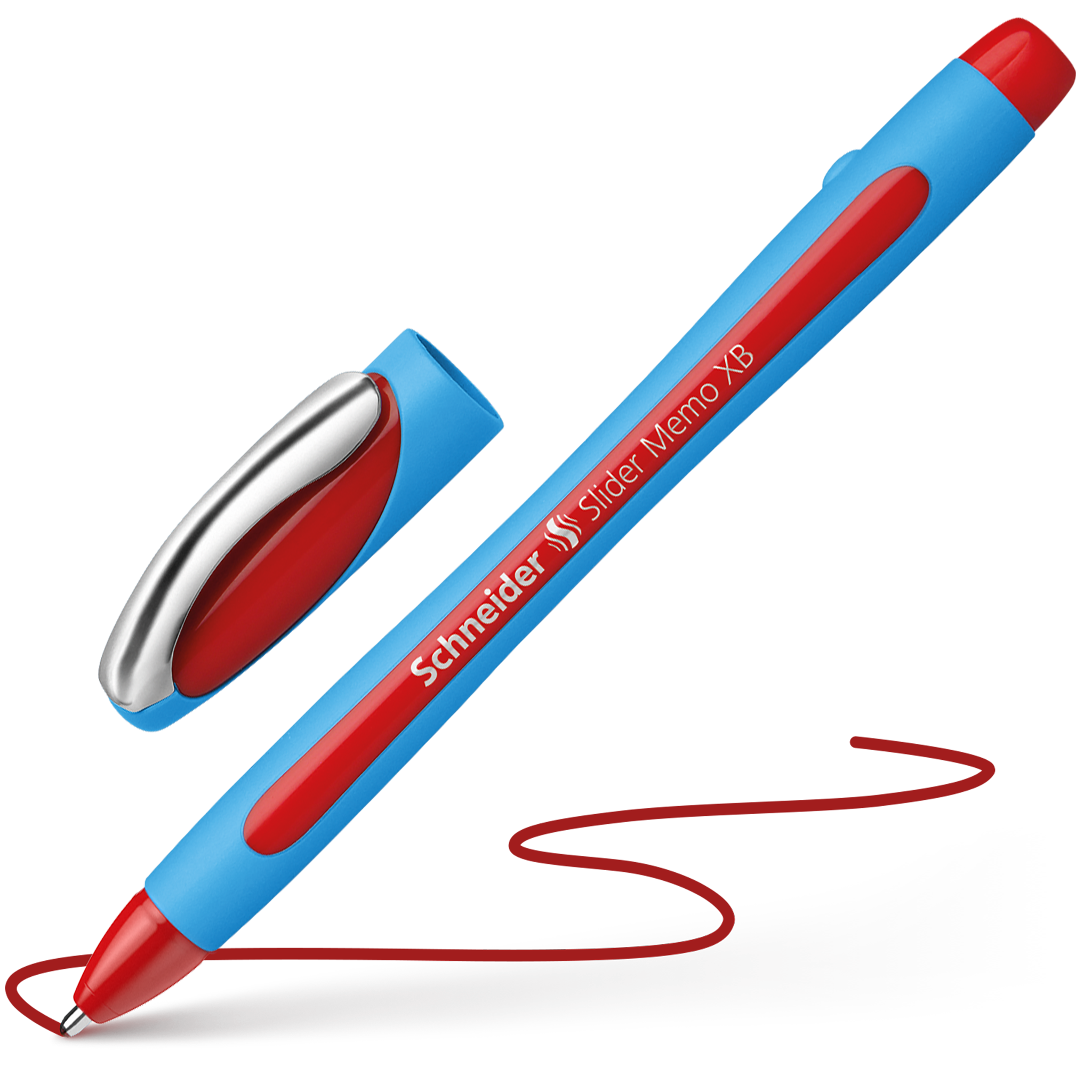 Kugelschreiber Slider Memo XB rot