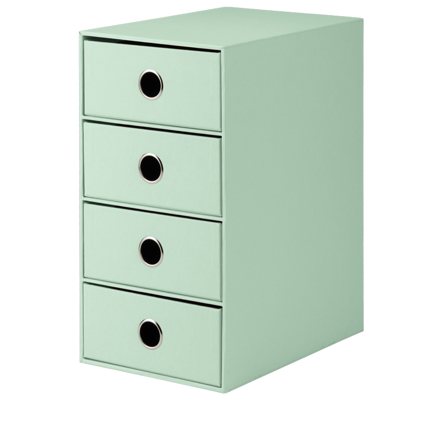 4er-schubladenbox-mint-roessler-31524452654_1 Rössler 4er Schubladenbox für A5 mint