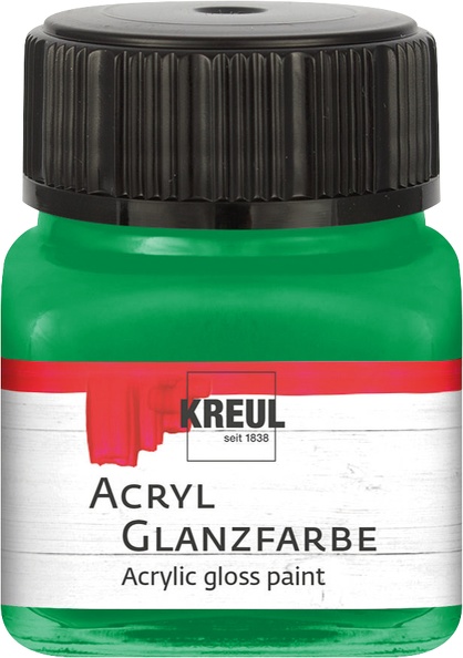Kreul Acryl Glanzfarbe 20ml Dunkelgrün