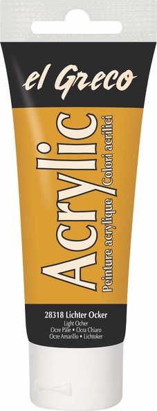 Kreul Acrylic el Greco 75ml Lichter Ocker