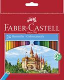 Faber-Castell Buntstifte hexagonal 24er Kartonetui