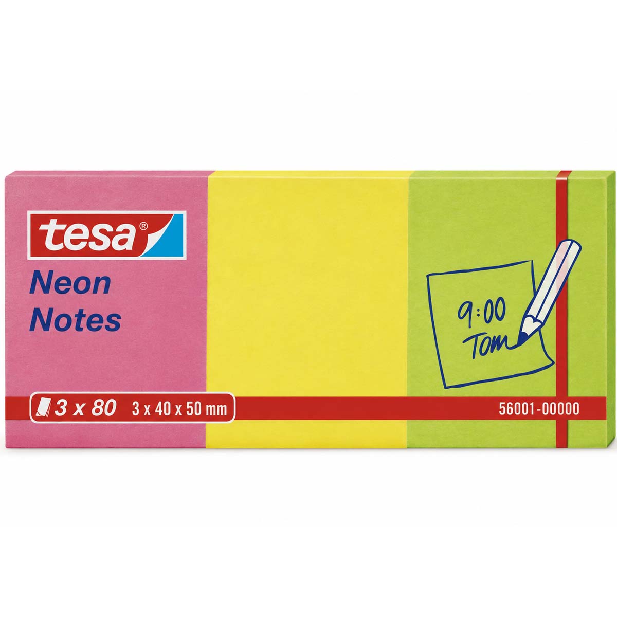 Haftnotiz Neon Notes 40x50mm