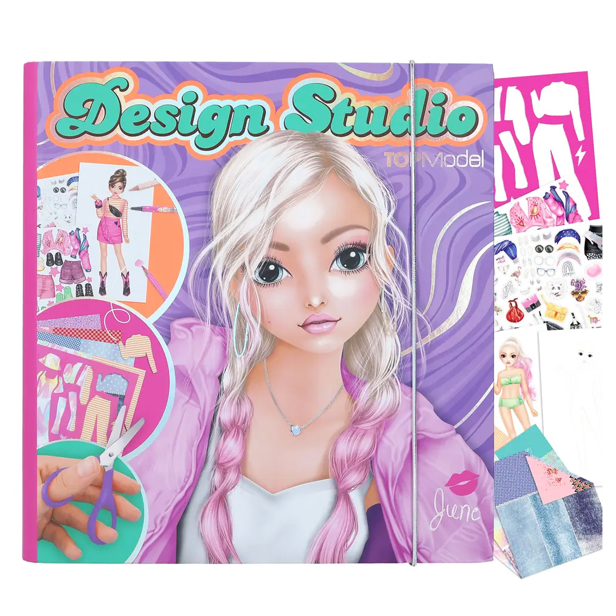 TOPModel Create your Design Studio mit Sticker, Schablone und Stoffstyles, Depesche
