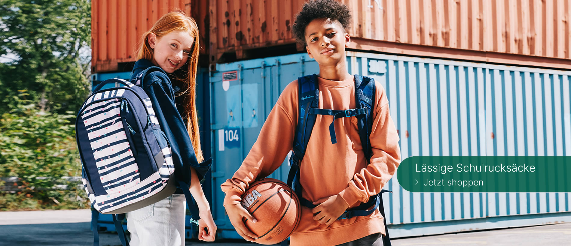 Lässige Schulrucksäcke