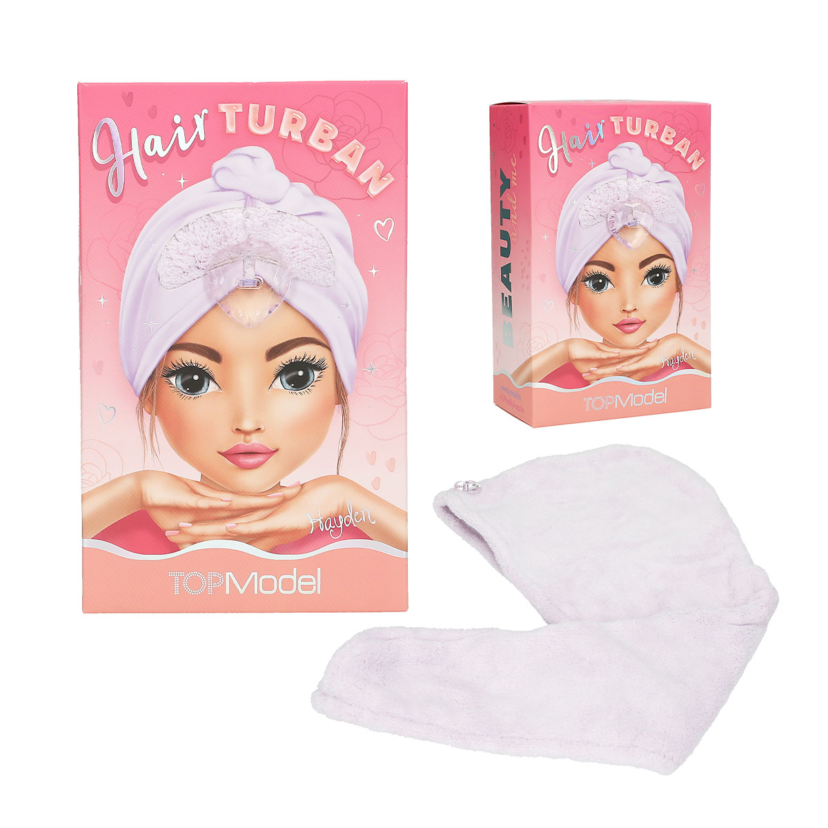 TOPModel Haarturban mit Herzknopf BEAUTY and ME, Depesche