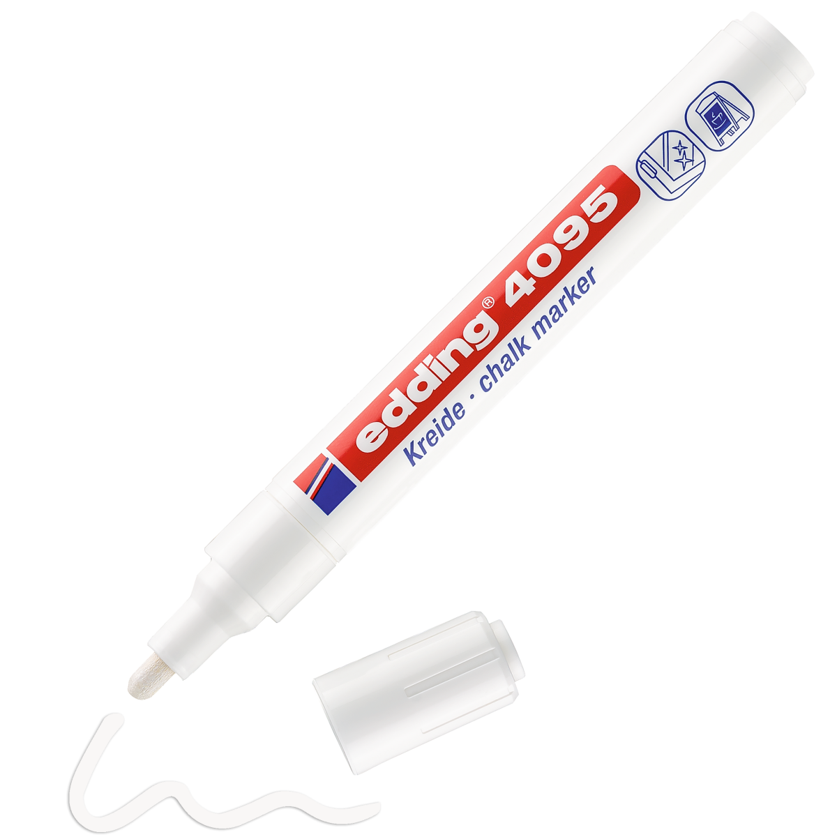 edding 4095 Kreidemarker weiß