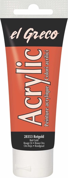 Kreul Acrylic el Greco 75ml Rotgold