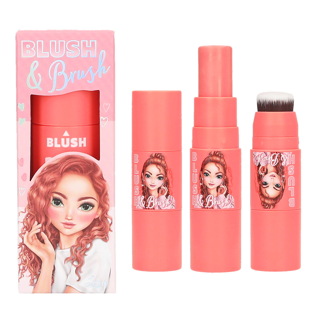 TOPModel Blush & Brush Stick BEAUTY and ME, Rougestift und Pinsel, Depesche