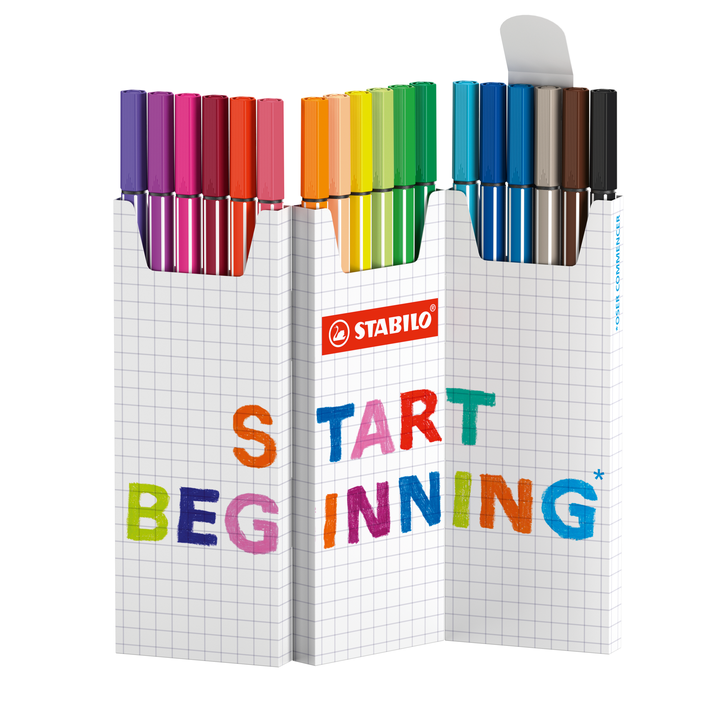 Filzstift Pen 68 Tischset 18 S T/18 Farben Zick-Zack