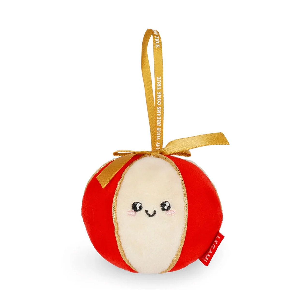 Legami Kuscheliger Weihnachts-Ball zum Aufhängen, Ball Oh Oh Ohrnaments