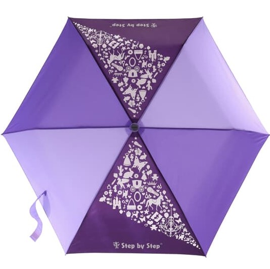 Step by Step Regenschirm Purple