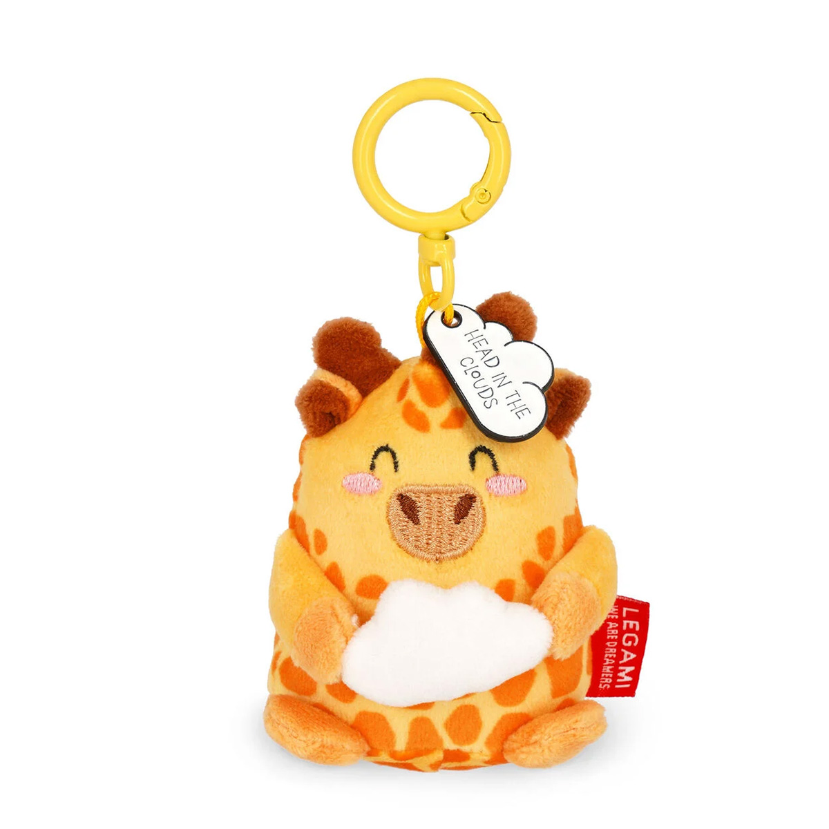 Legami Plüsch Schlüsselanhänger Giraffe, Tiny Super Soft Giraffe