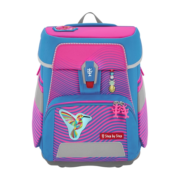 Step by Step Schulranzen-Set SPACE NEON Kolibri Kaja Special-Edition