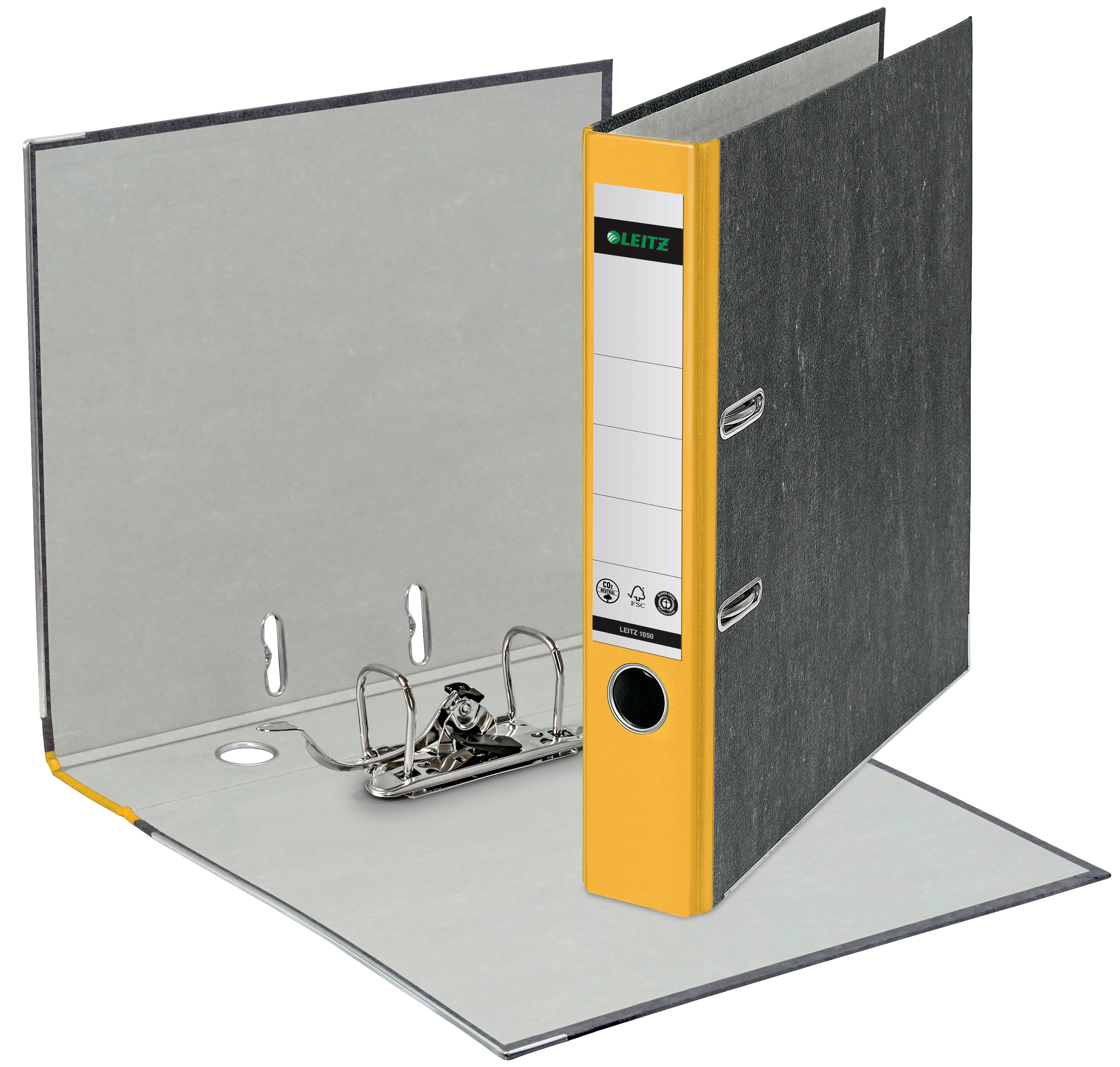 Qualitäts-Ordner 180° A4 50mm gelb Leitz