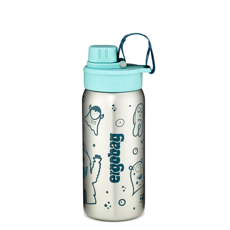 Ergobag Edelstahl-Trinkflasche petrol