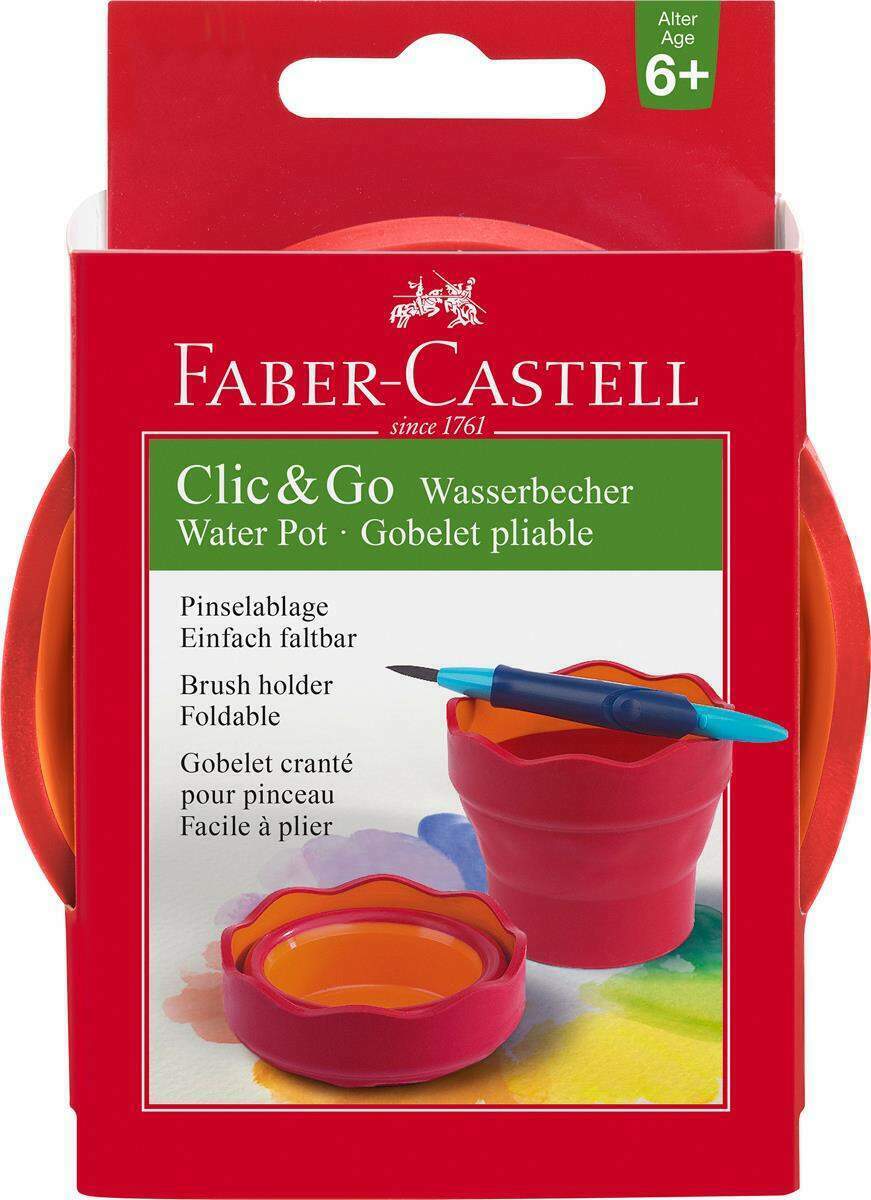 Clic & Go Wasserbecher rot