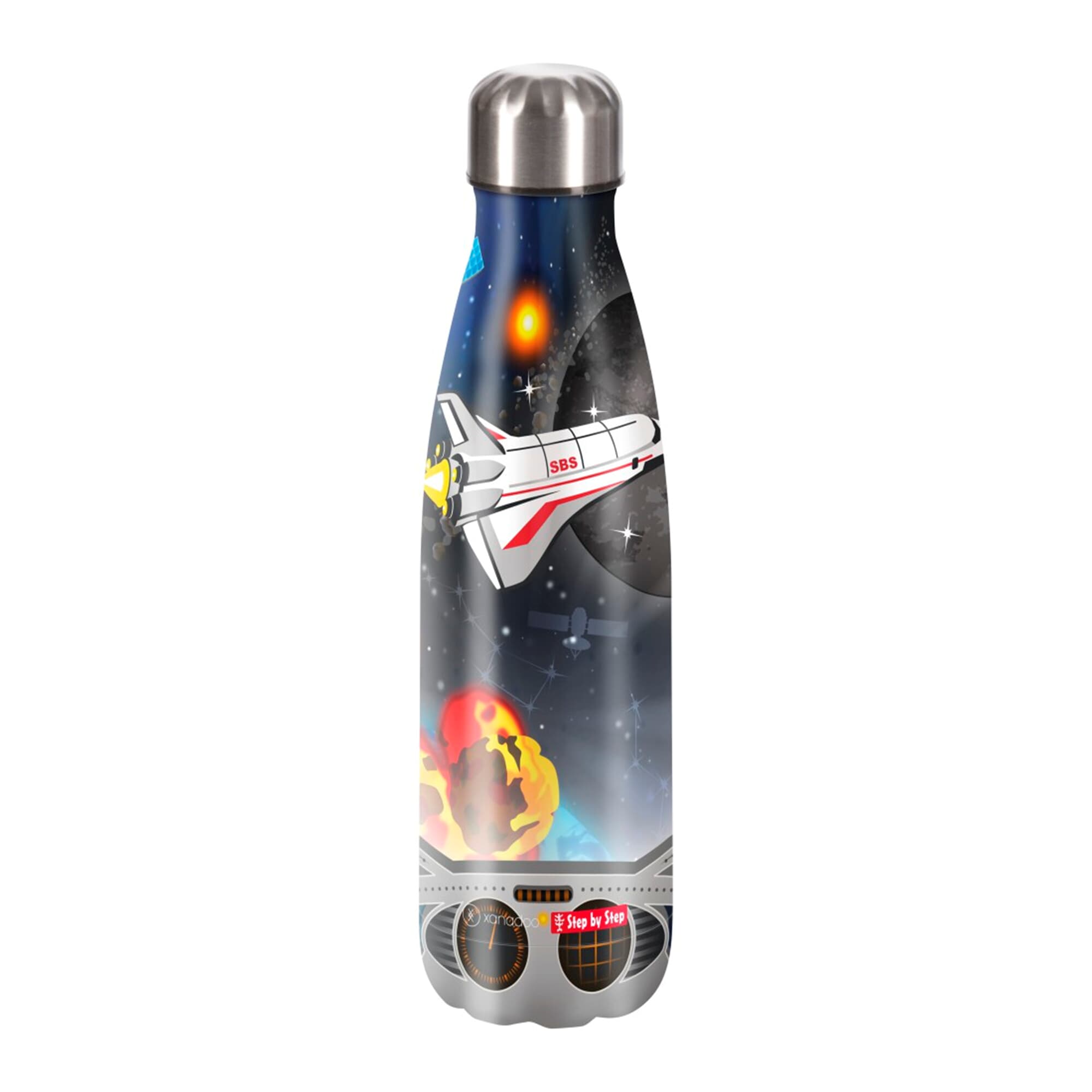 Step by Step Edelstahl-Trinkflasche Sky Rocket Rico