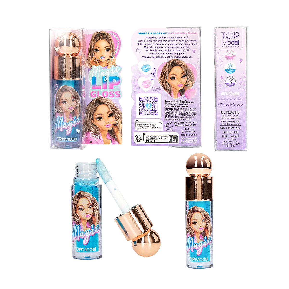 TOPModel Magic Lipgloss BEAUTY and ME, Lippgloss mit Farbwechsel, Depesche