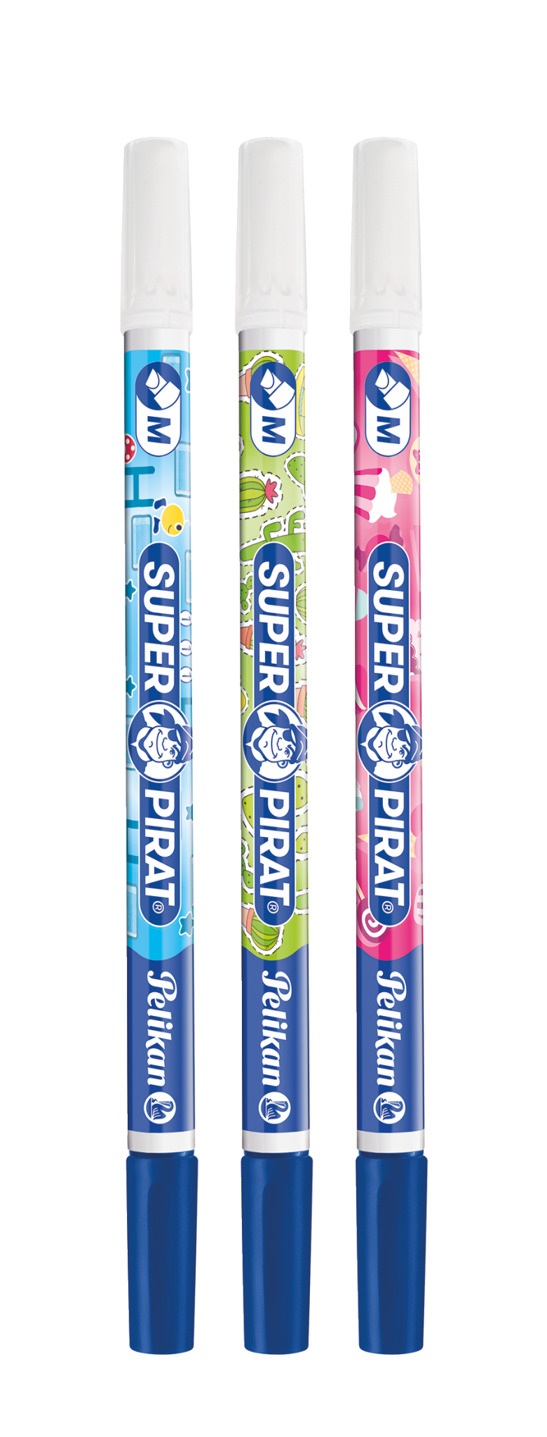 Tintenlöschstift Super-Pirat 8 im Display/50 Blau M