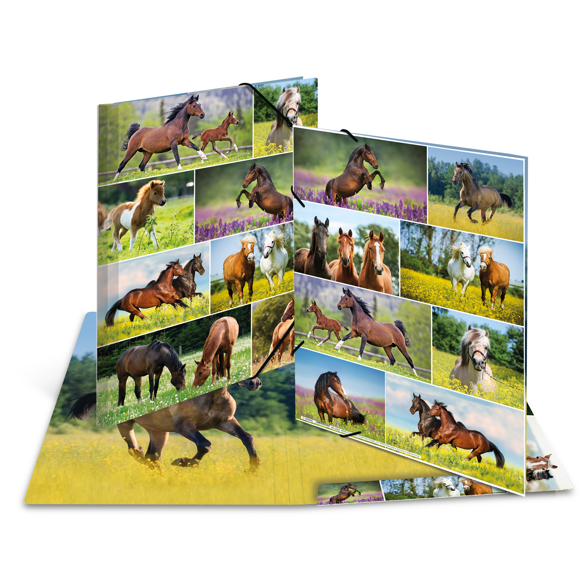 Sammelmappen A3 Karton Pferdewiese HERMA