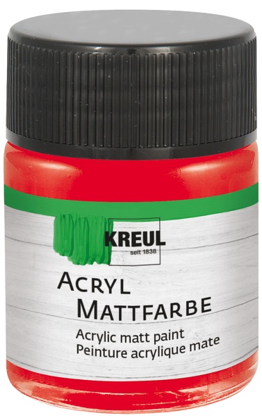Kreul Acryl Mattfarbe 50ml rot