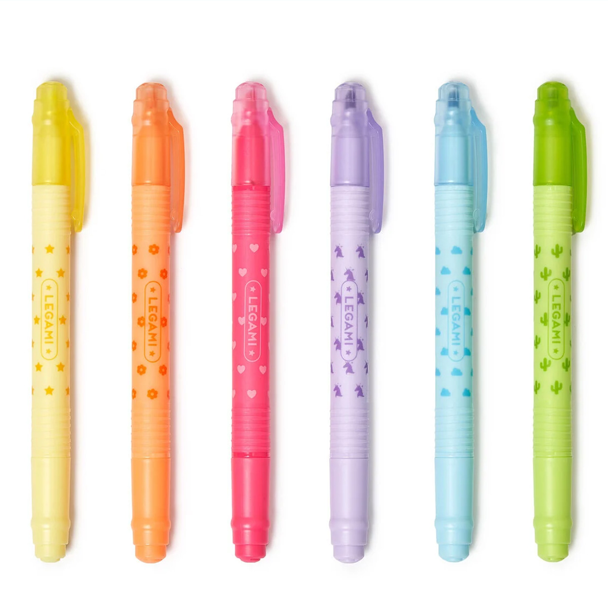 Legami Magic Highlighters bunt, löschbare Textmarker