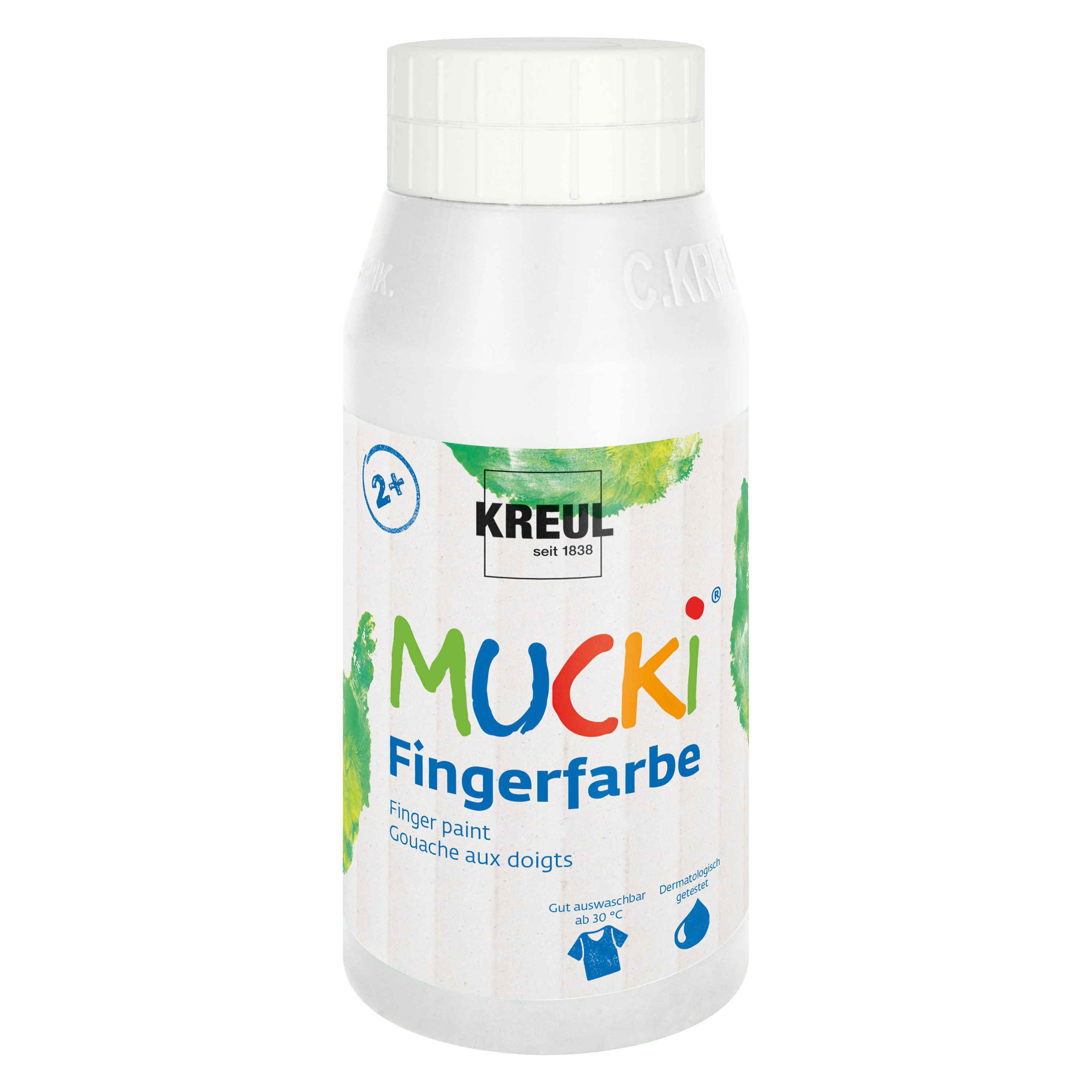 Fingerfarbe Mucki weiß 750 ml