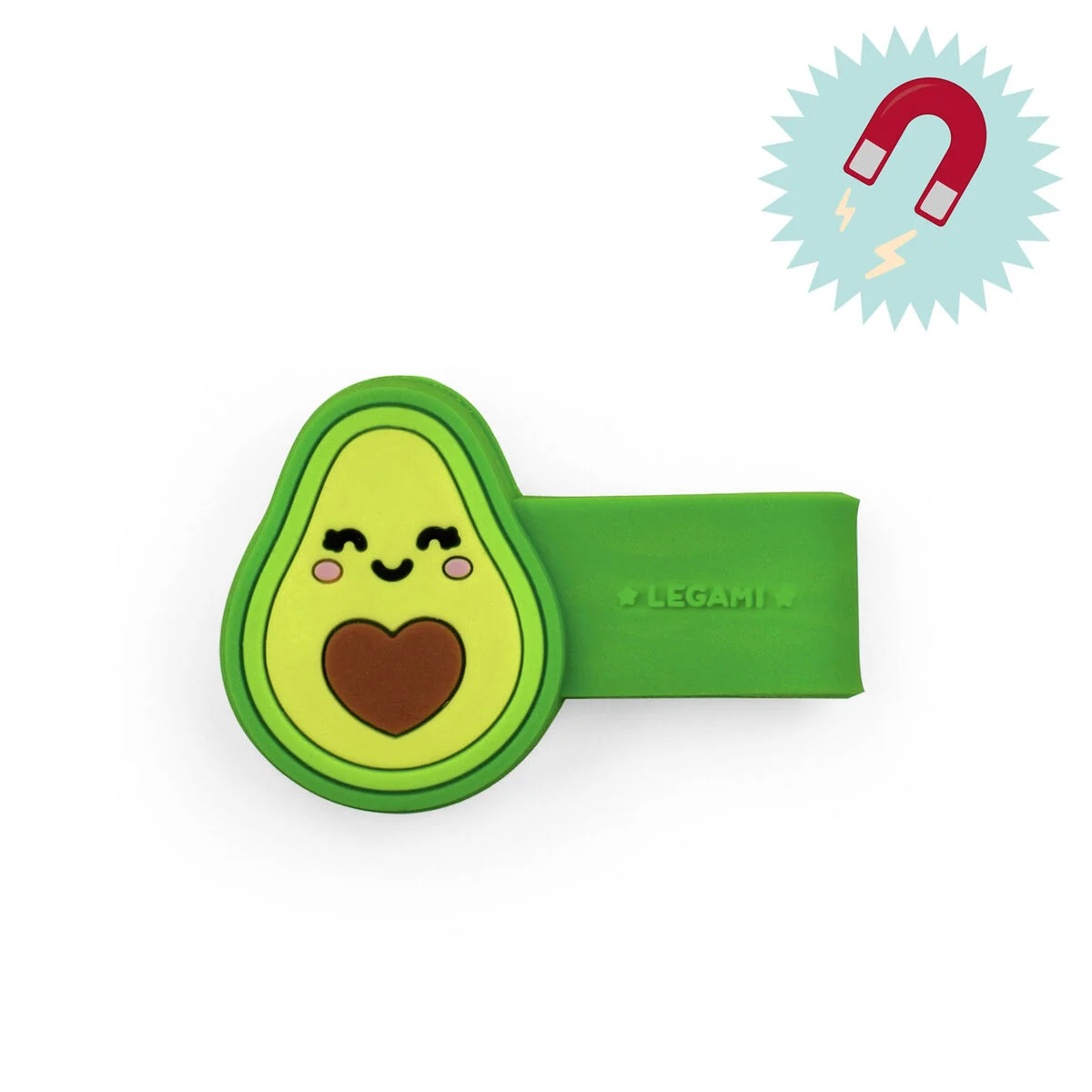 Legami Magnetischer Clip Avocado, Magnetic Clip Avocado