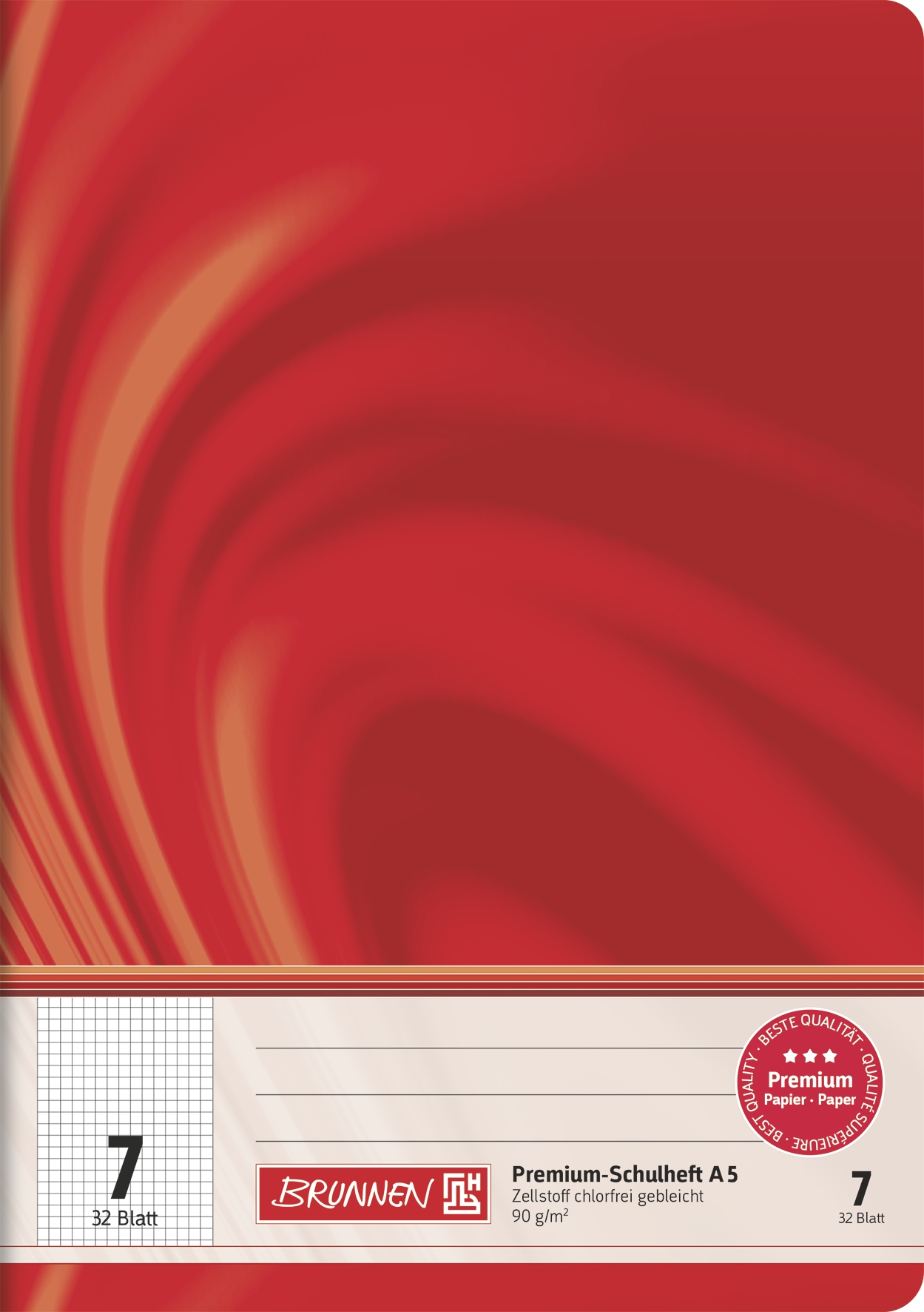 Schulheft  A5  Vivendi  Lin 07  32 Bl  BRUNNEN