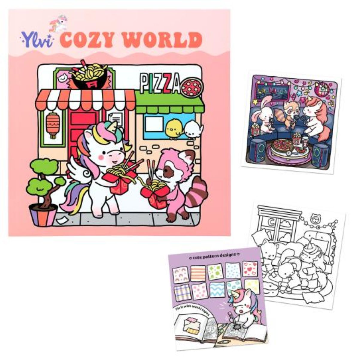 Ylvi Cozy World Malbuch